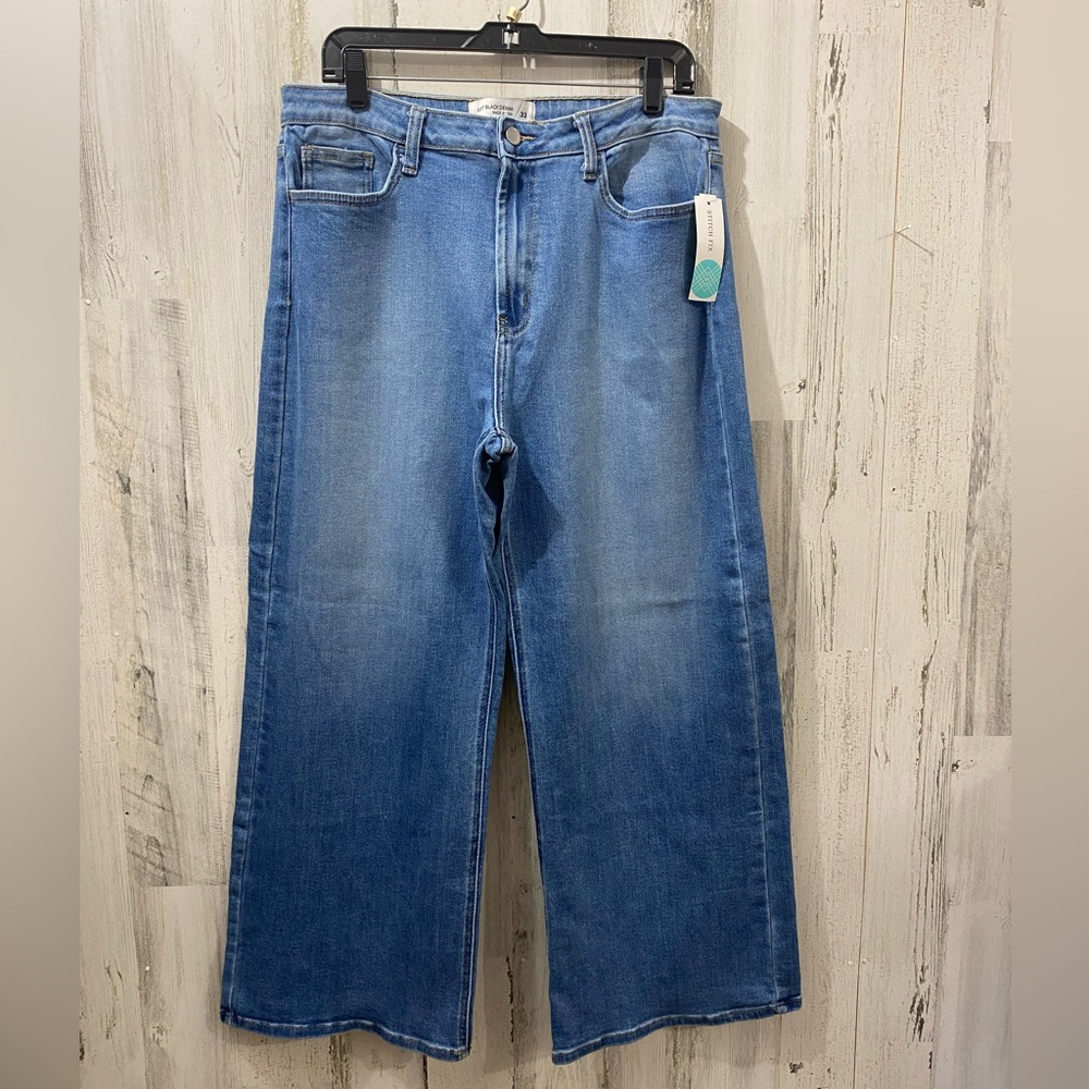Just Black High-Rise Wide Leg Jeans